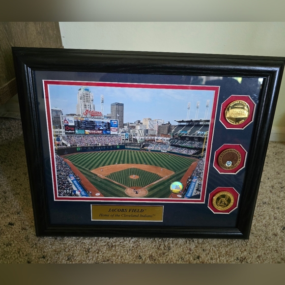 Jacobs Field Framed Cleveland Indians Framed Picture - Picture 1 of 4